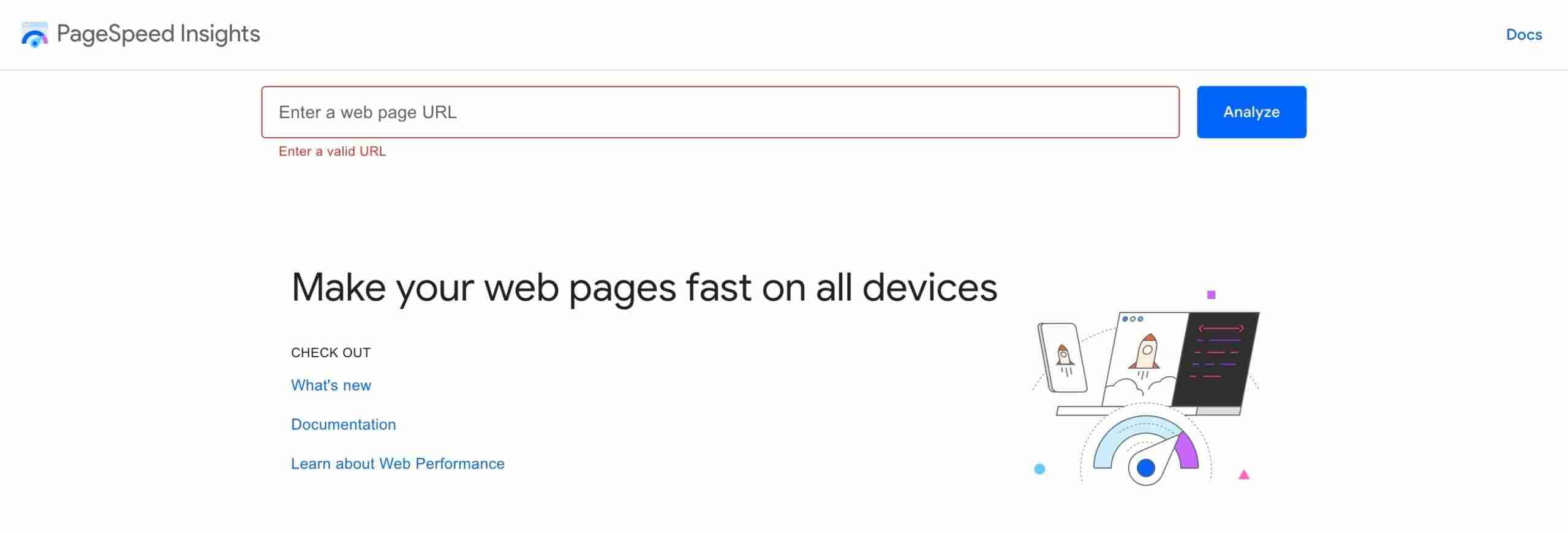 Google Pagespeed Insights